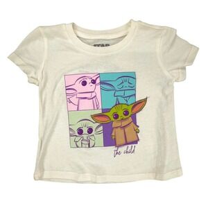 Star Wars The Mandalorian Baby Yoda The Child T-Shirt Girl's 18M Tee NEW